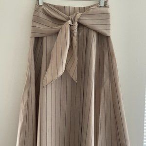 Tibi Tropical Wool Wrap Skirt Size 2 Brand New with Tags